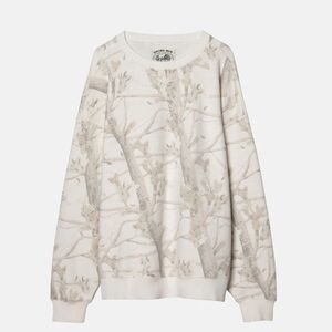 Dairy boy woodland camo crewneck